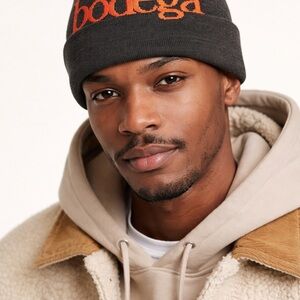 BODEGA KNIT KNIT CUFFED BEANIE MOCHA ONE SIZE BRAND NEW WITH TAG